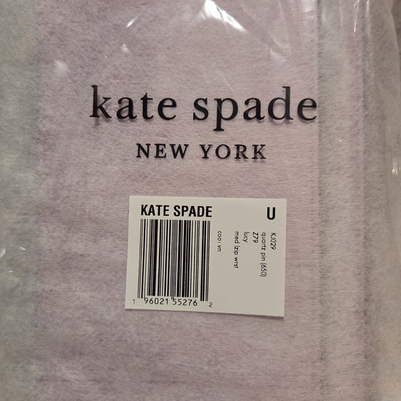 Kate Spade Lucy Medium L-Zip Wristlet Quartz Pink KJ029 - Picture 5 of 8